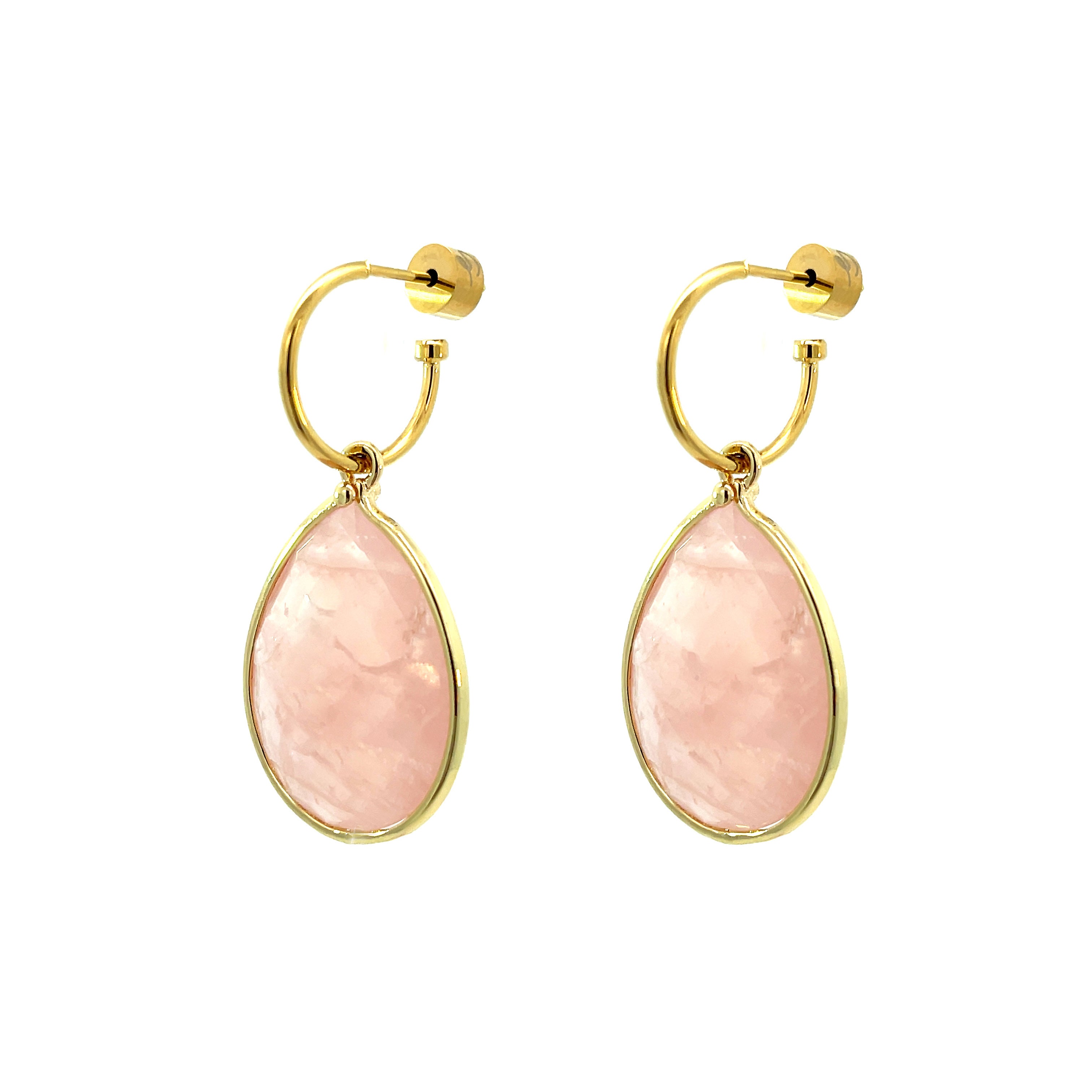 Samira Pink Quartz Earrings: Latest Collection