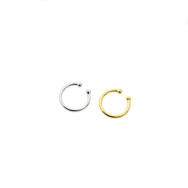 "AVA" SIMPLE PLAIN 925 SILVER EAR CUFF
