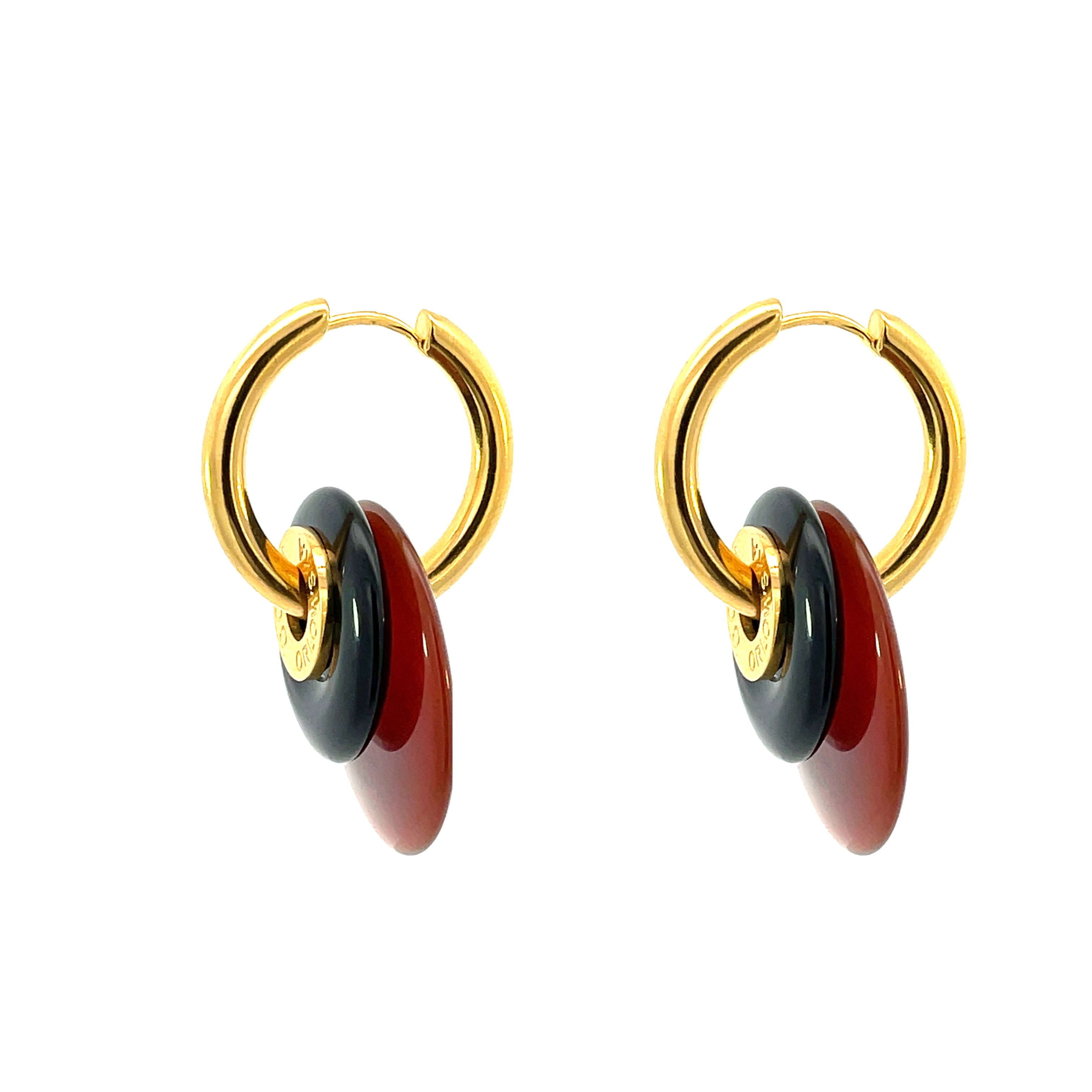 Unique Ciambella "Al Cioccolato" Stone Earrings Online