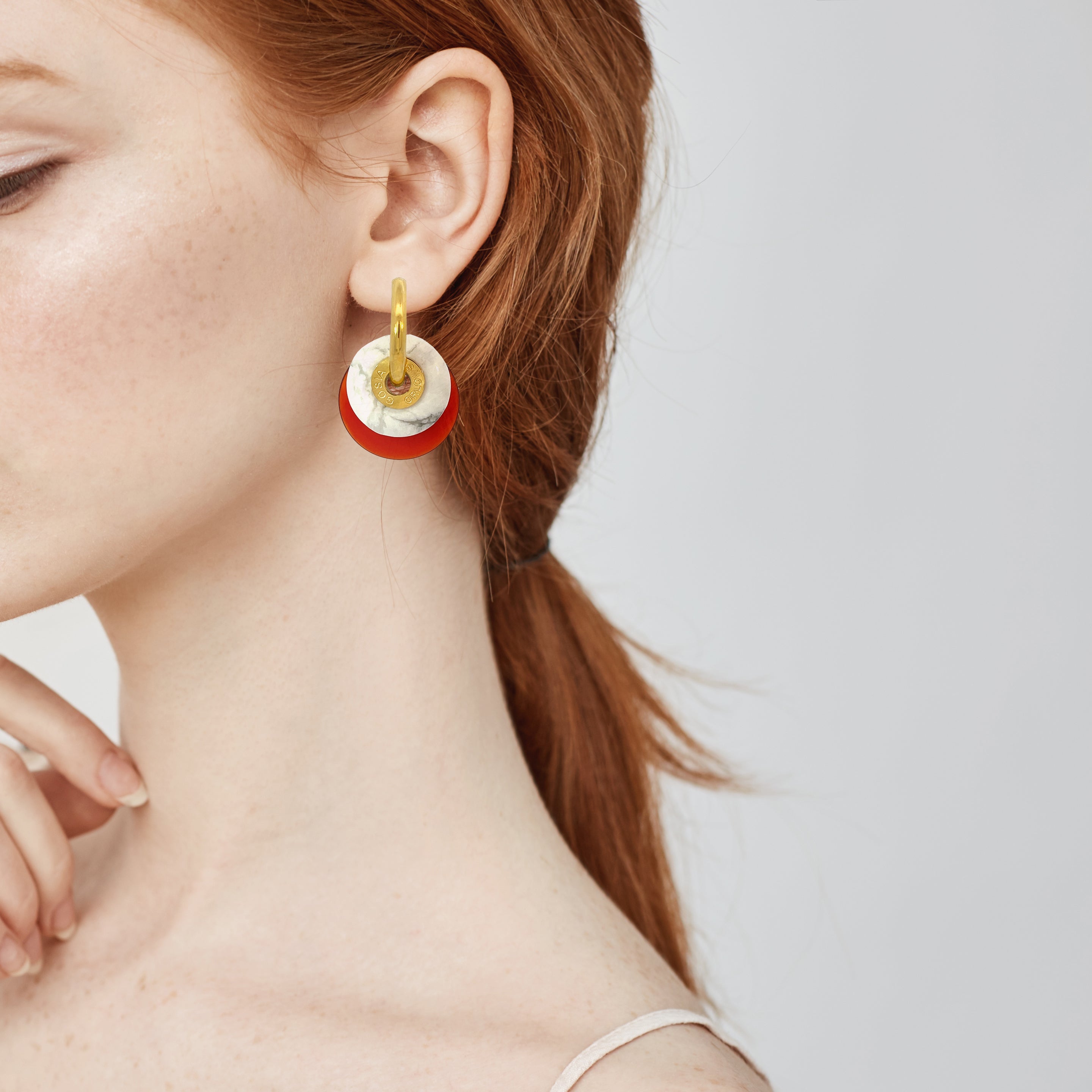 Explore Gosia Orlowska's Stone Earrings Collection