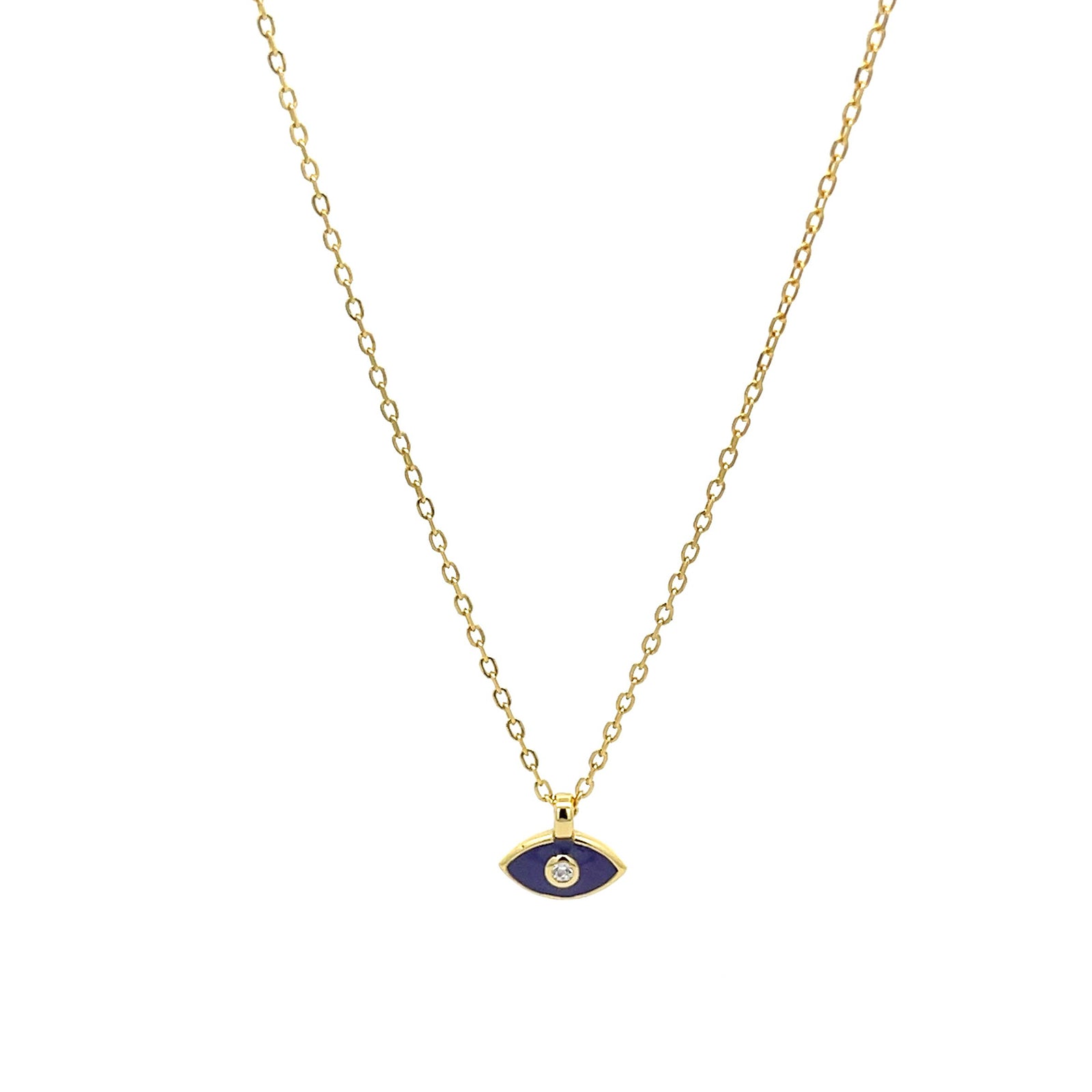 “Fae” Simply Evil Eye Necklace (925 Silver)