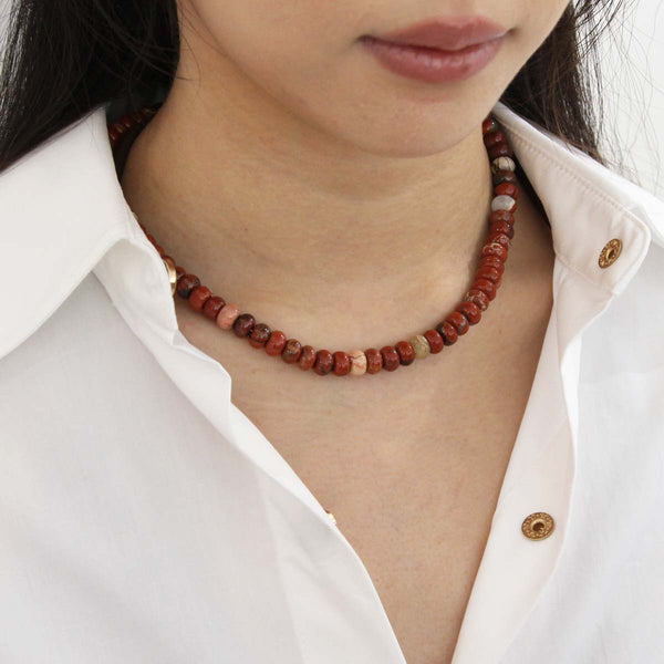 “Agnes” Gemstone necklace