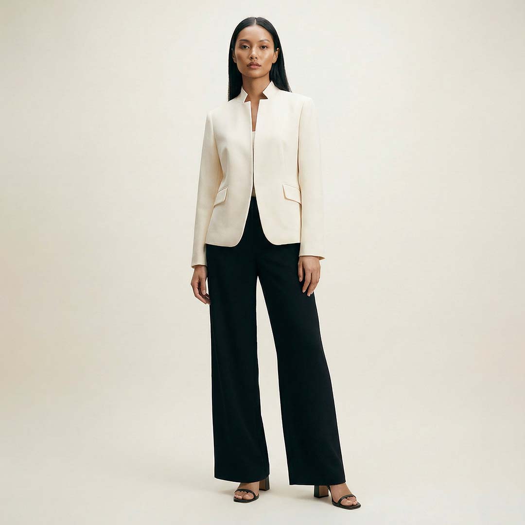 “Lauren” Acetate Rider Style Blazer