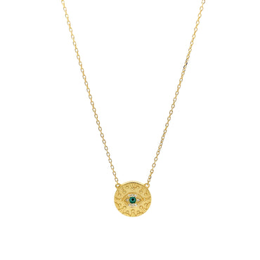 Shop FARAH Evil Eye Necklace by Gosia Orlowska