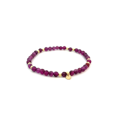 Shop ALORA 4 MM Ruby Bracelet Online