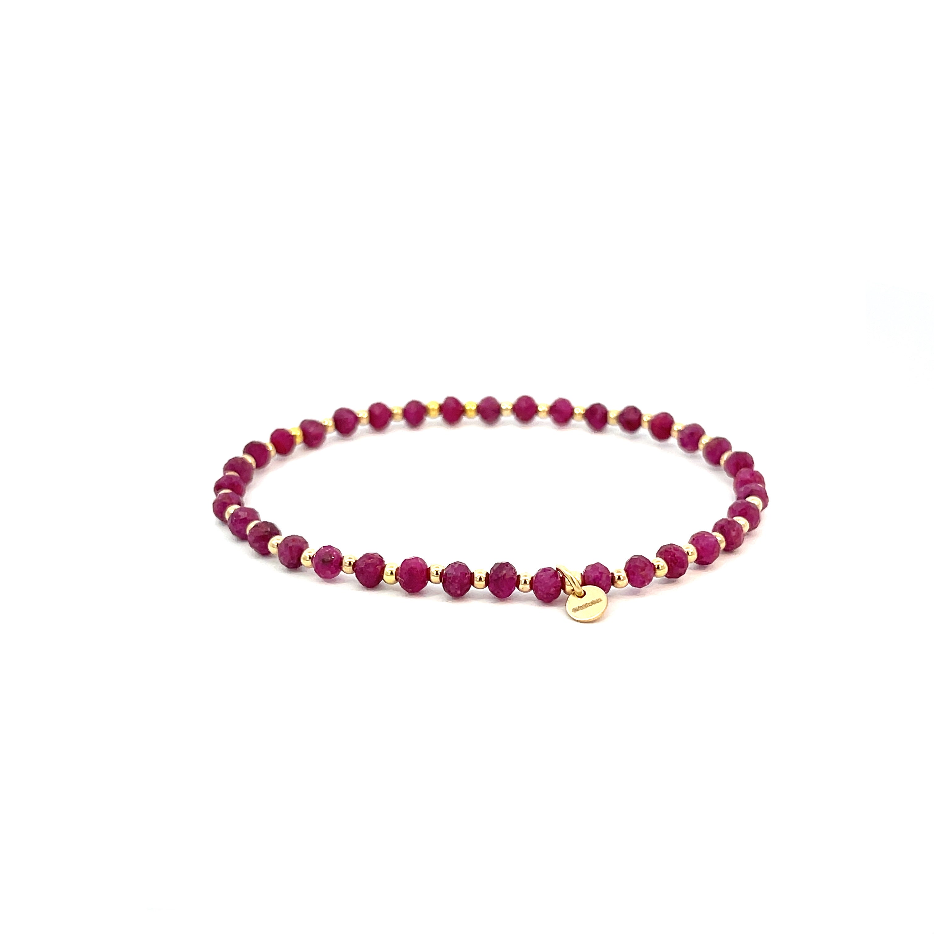 Shop the DANE 3MM Sri Lankan Ruby Bracelet Now