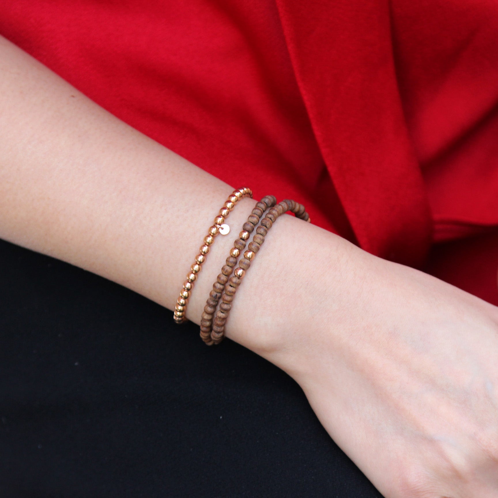 SANDY Bracelet: Double Wrap Beauty by Gosia Orlowska
