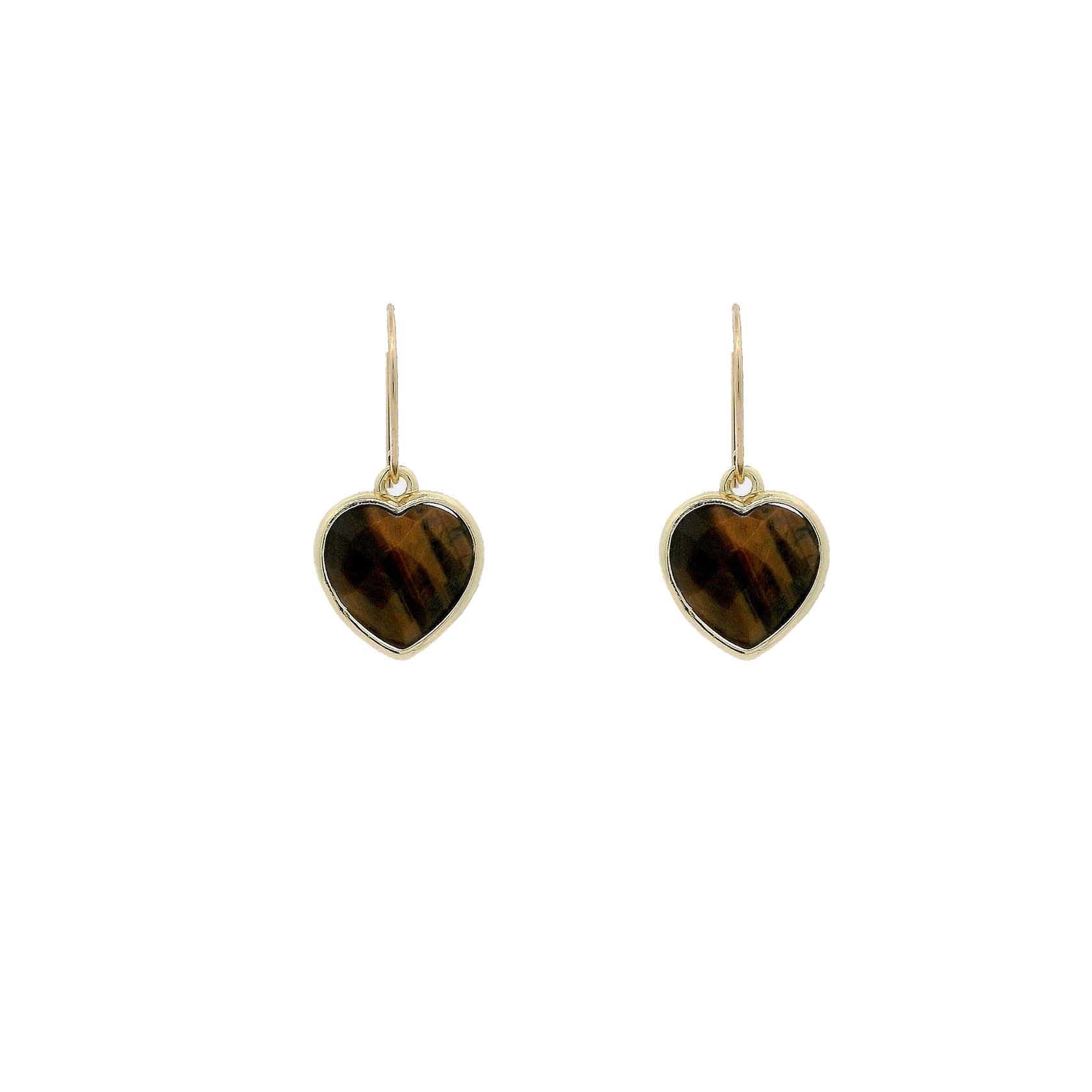“ MIDI Heart” Gemstone Earrings