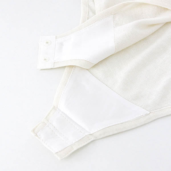 "Tonia" Knitted Bodysuit / White