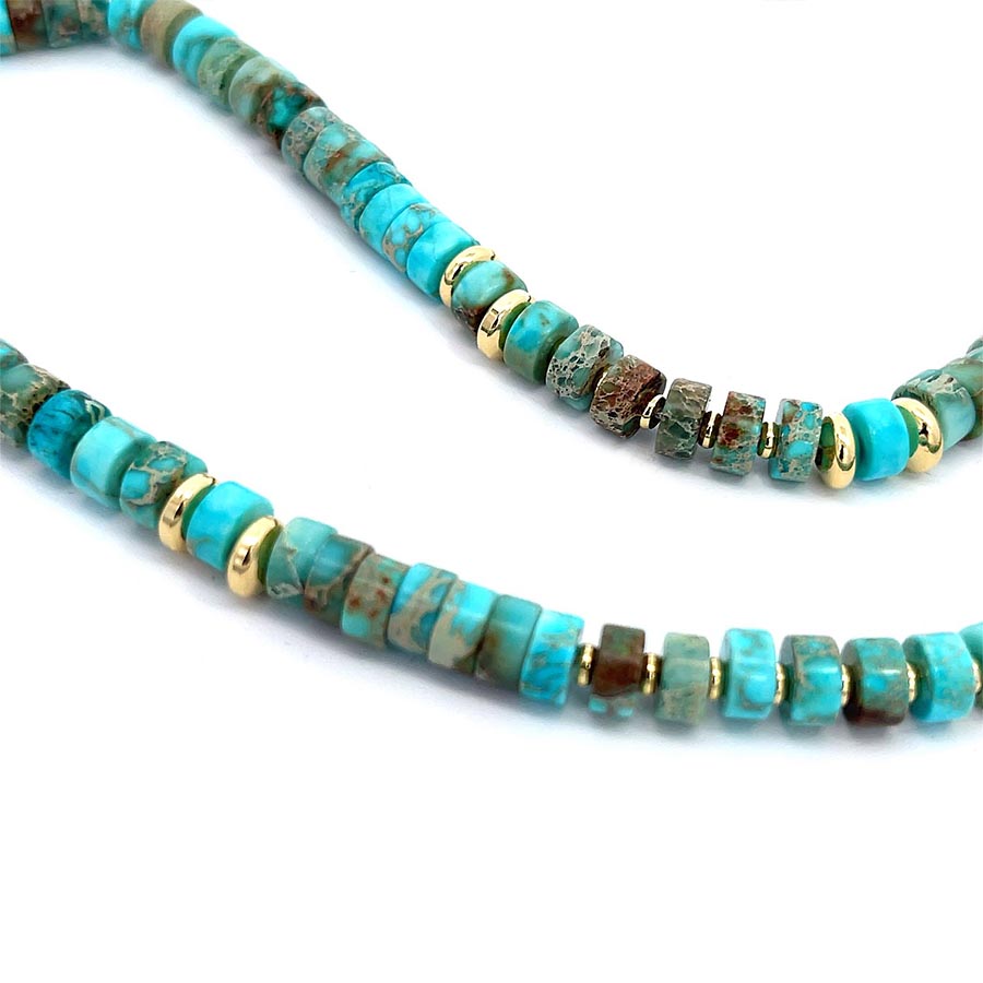 “Caumasee” Turquoise Gemstone Necklace