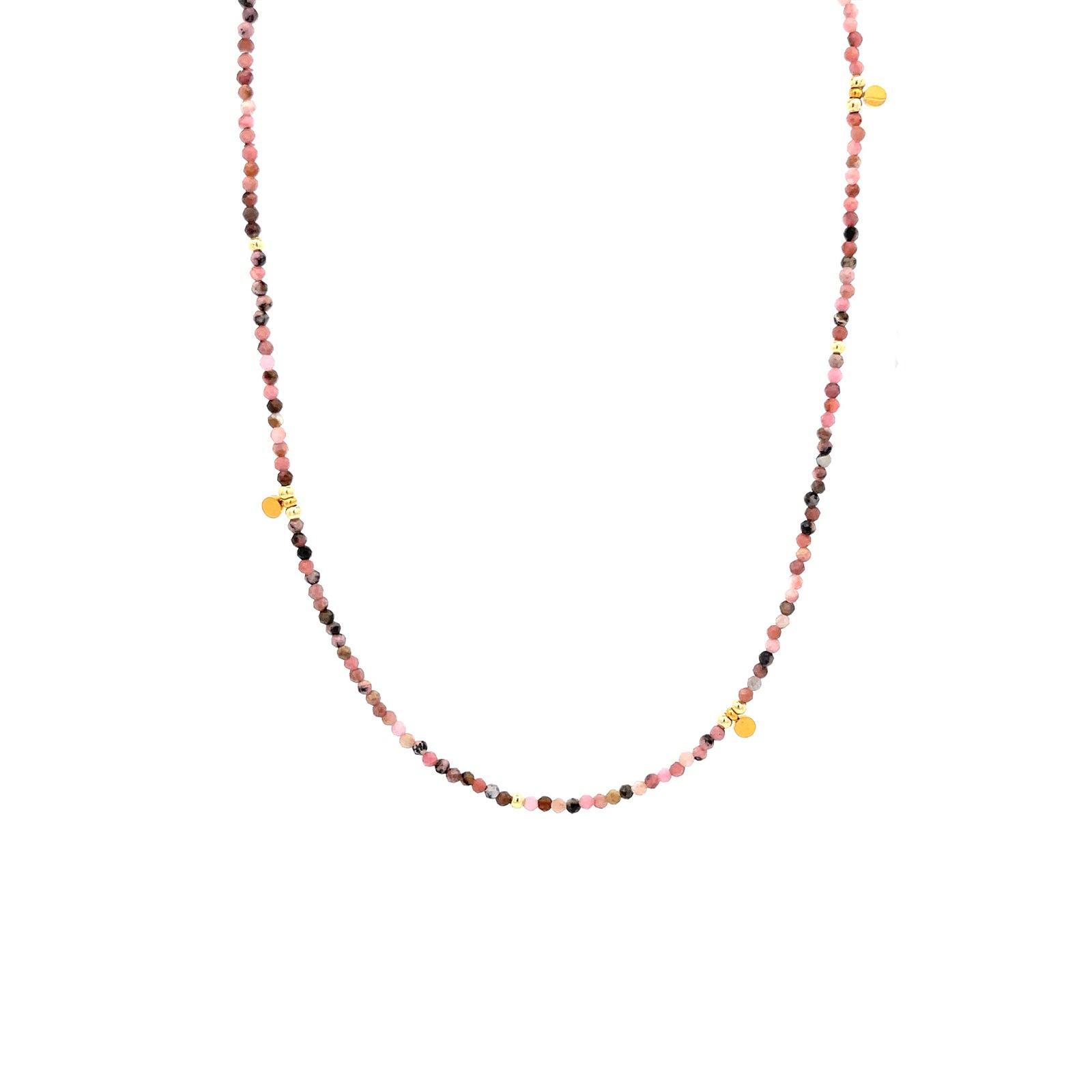 Shop Gosia Orlowska's Tesha Rhodonite Long Necklace