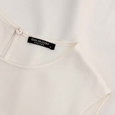 “Corey” Mix Cotton Silk Basic Crop Top