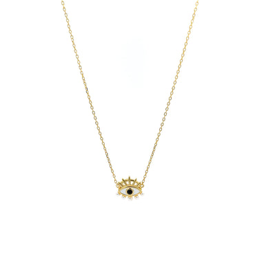 Buy Gosia Orlowska FREYA Evil Eye & Pearl Necklace