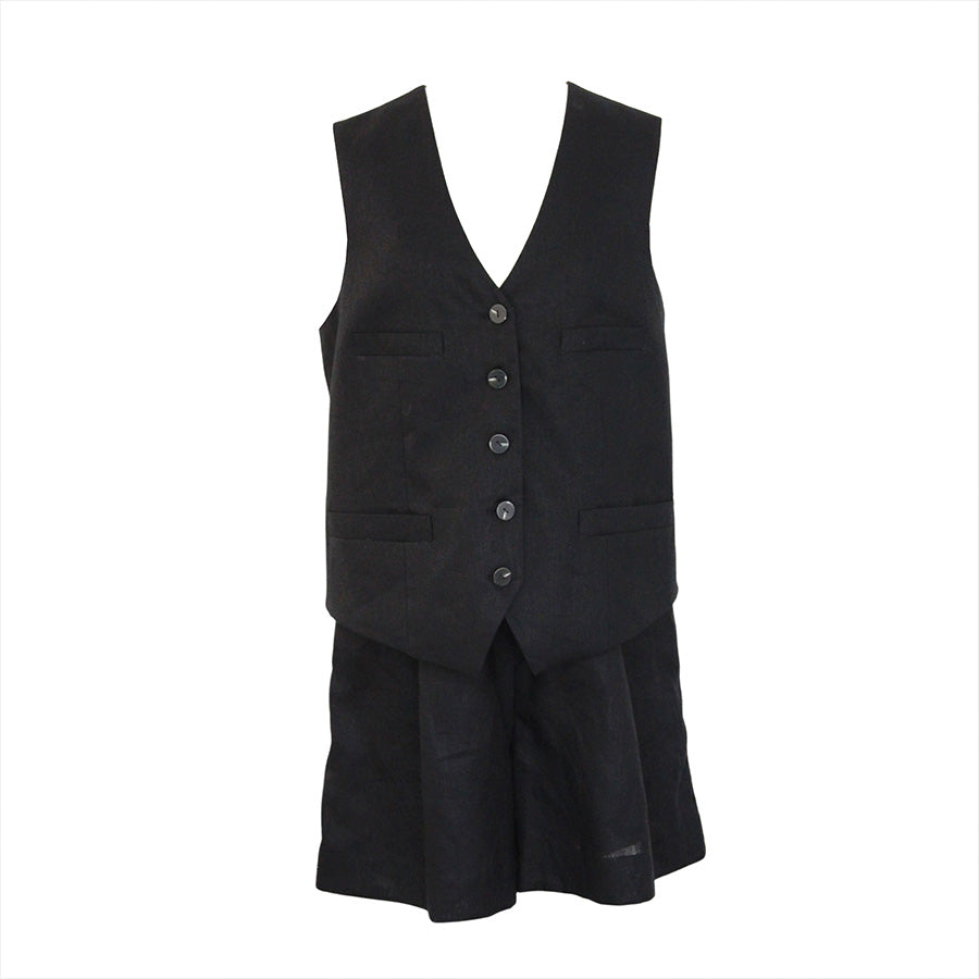 “Willa” Linen Vest