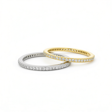 “Ernest” 925 Silver Shimmering Zirconia Ring