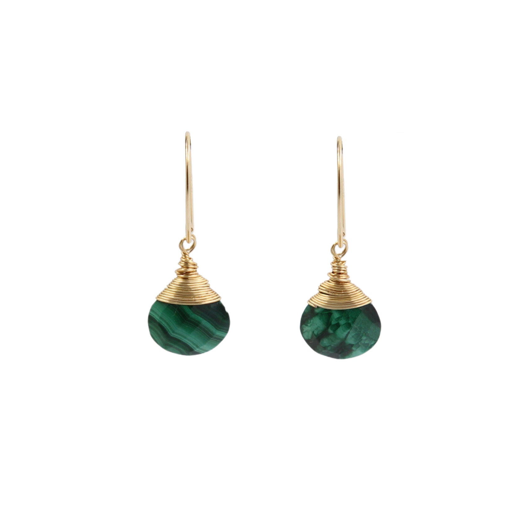 Exquisite "DONNA" Gemstone Drop Earrings by Gosia Orlowska