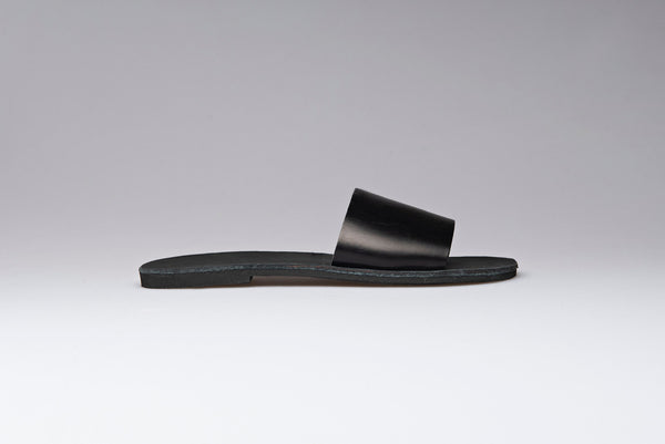 Discover Black Leather Sandals by Gosia Orlowska