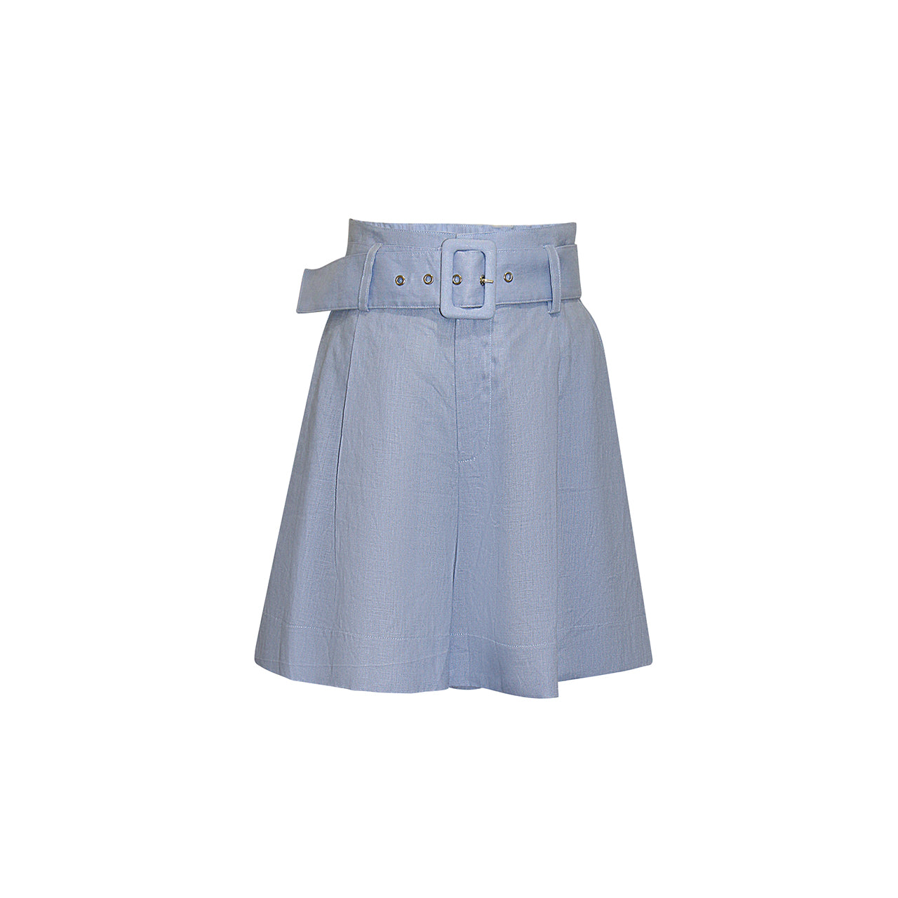 NOVA Linen Shorts in Baby Blue by Gosia Orlowska