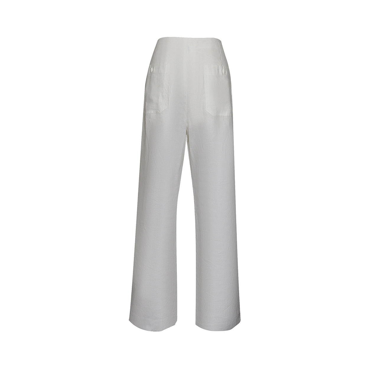 Discover SOFIA White Linen Pants by Gosia Orlowska