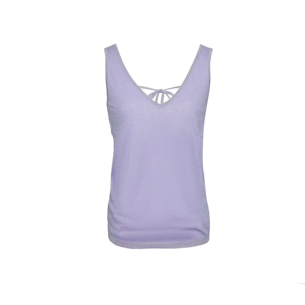 Shop the Trendy GINA Knit Tie-Up Tank Today