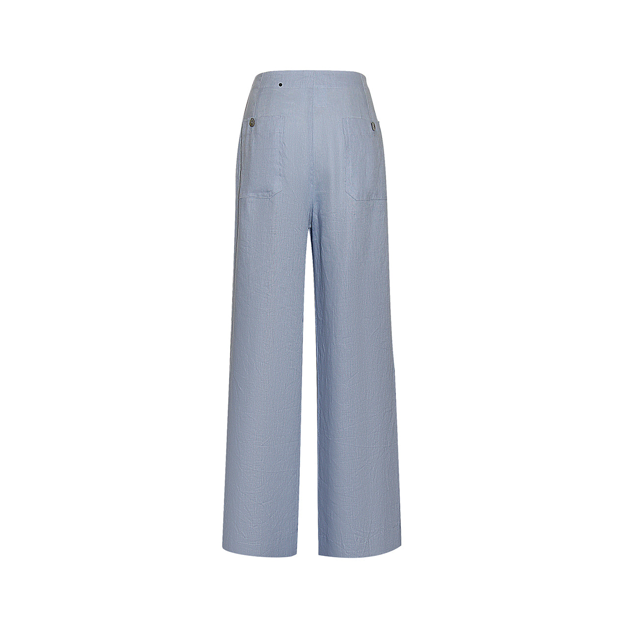 Must-Have SOFIA Baby Blue Linen Pants by Gosia Orlowska