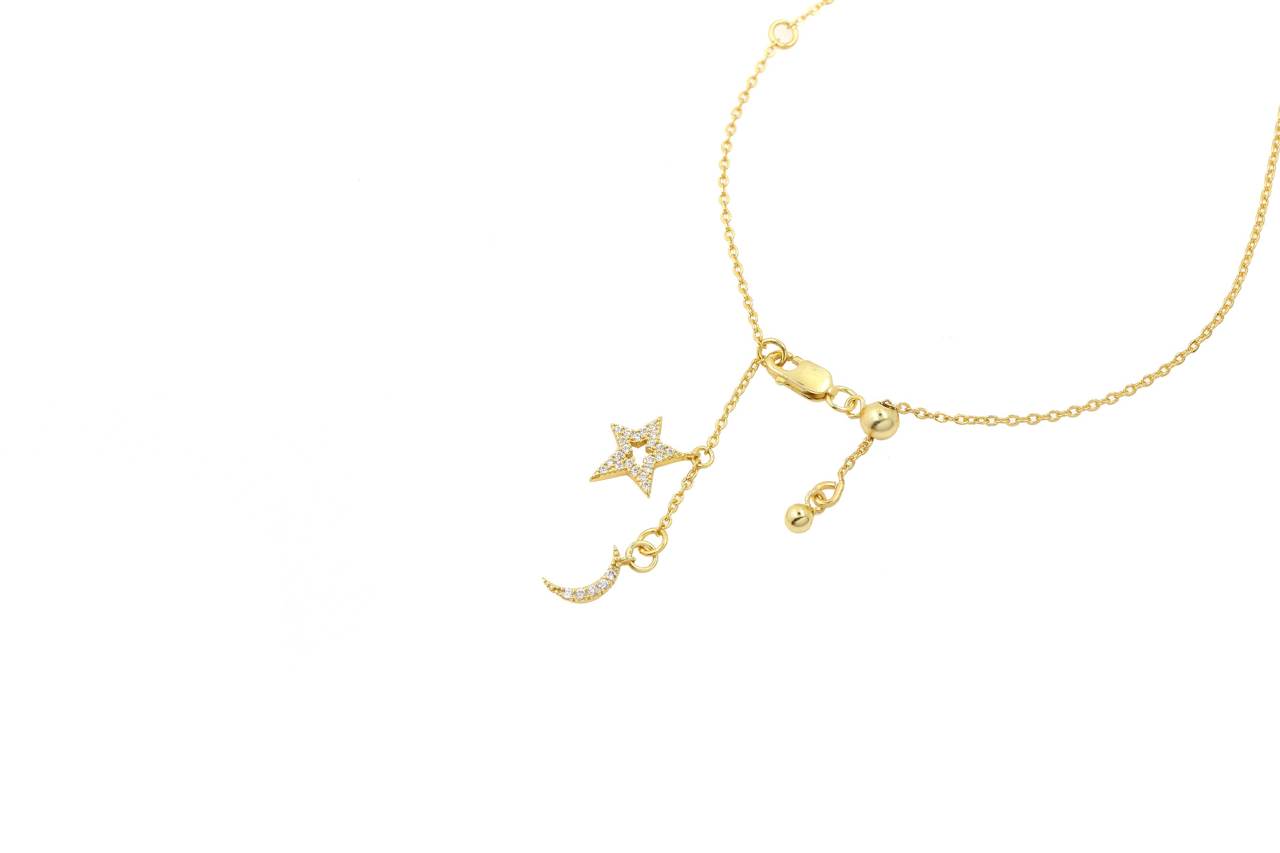 "AS YOU ARE" MULTI CHARMS 925 SILVER ANKLET