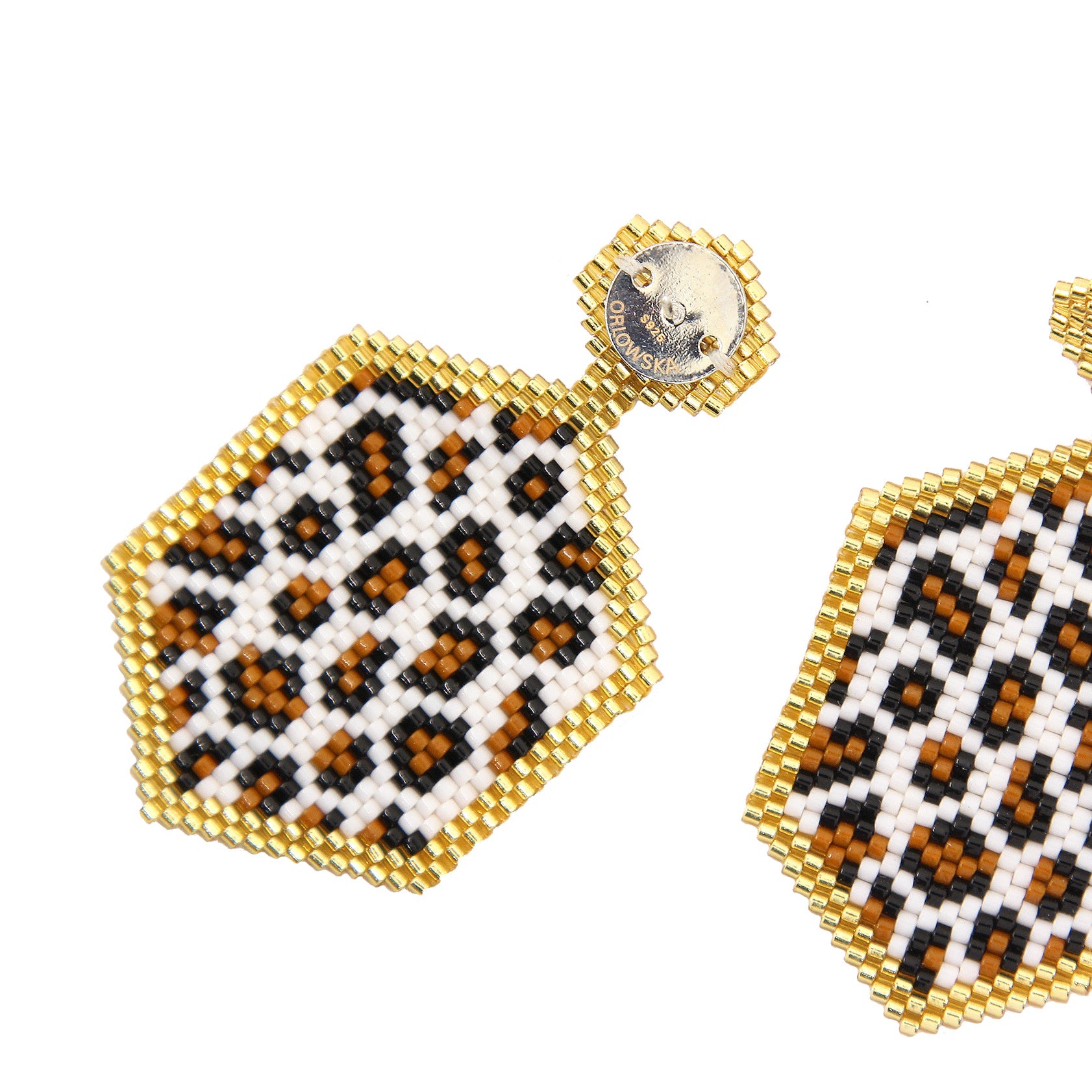Discover Gosia Orlowska Leopard Earrings