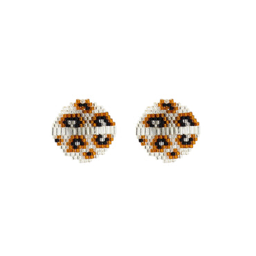 Elevate Your Style with NOE Beaded Round Earrings