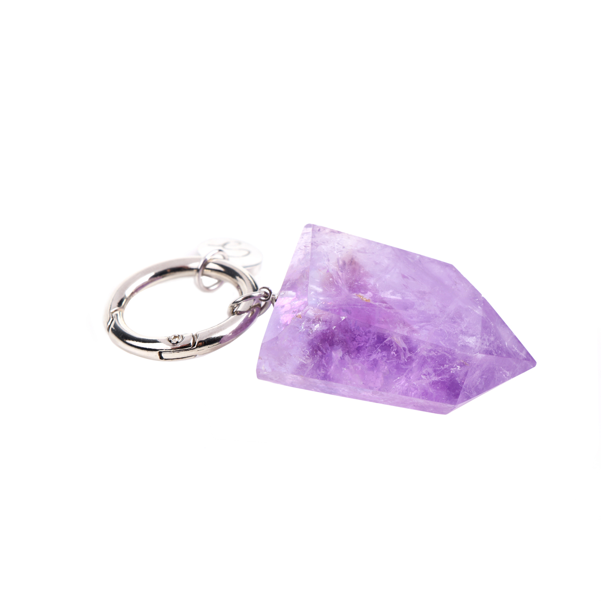 AMETHYST STONE OF PROTECTION LUCKY HOLDER